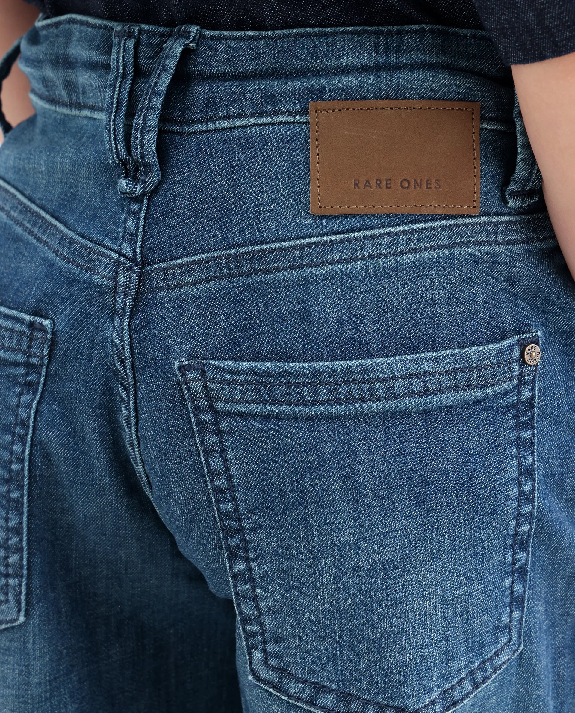 Rare Ones Boys Dark Blue Relaxed Fit Jeans