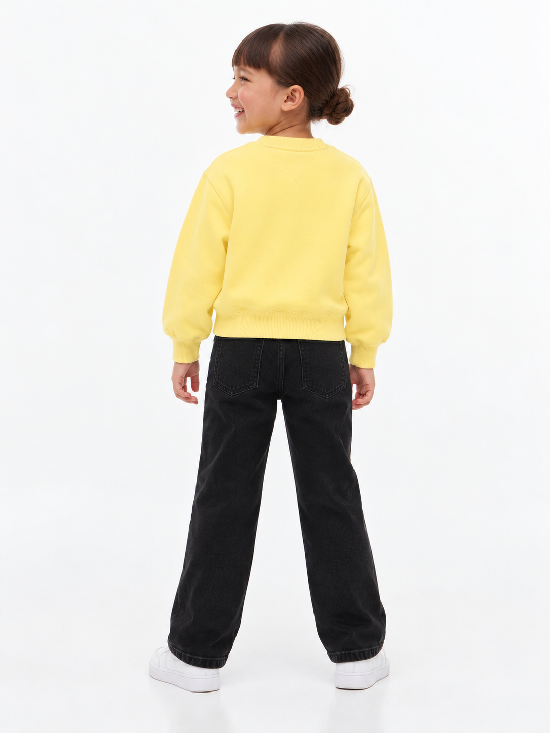Girls Relaxed Fit Crew Neck Regular Sweatshirt Sunblock