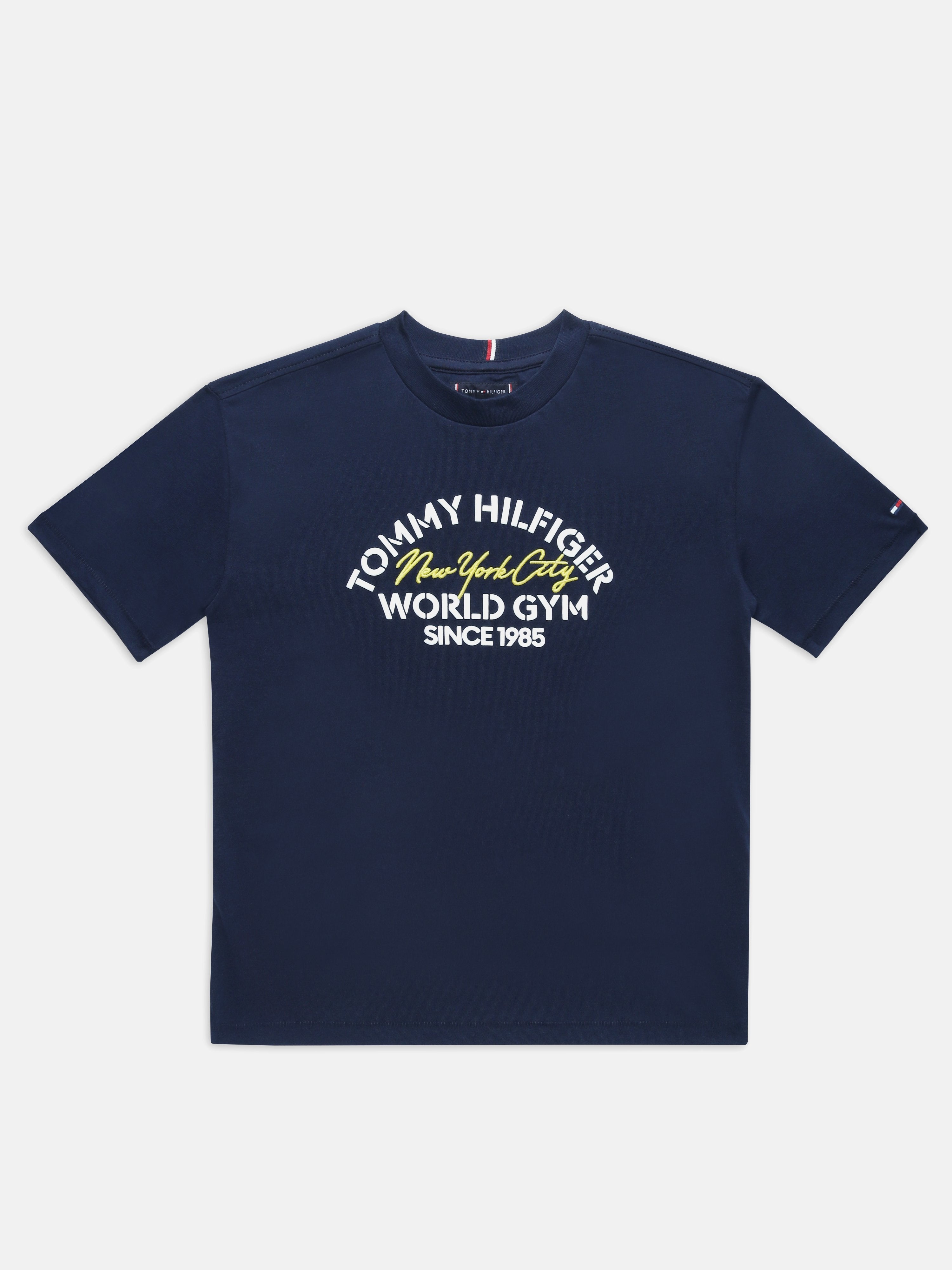 Boys Navy Graphic Crew Neck Comfort Fit T-Shirt
