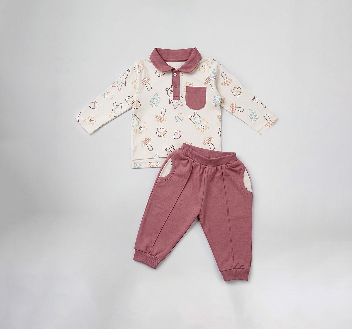 Aop Tee & Jogger Co-Ord Set Multicolor