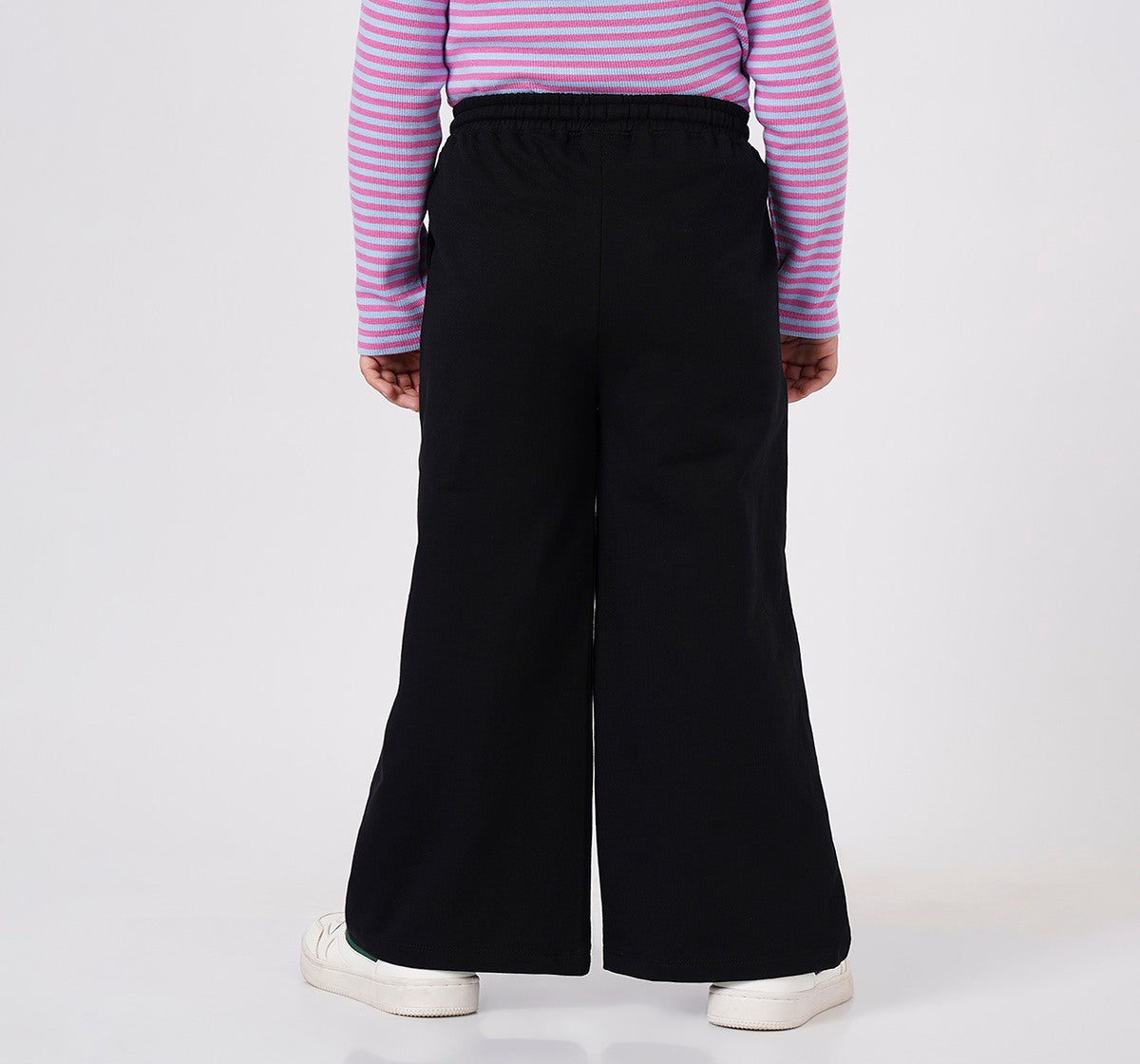 Wide Leg Joggers Black