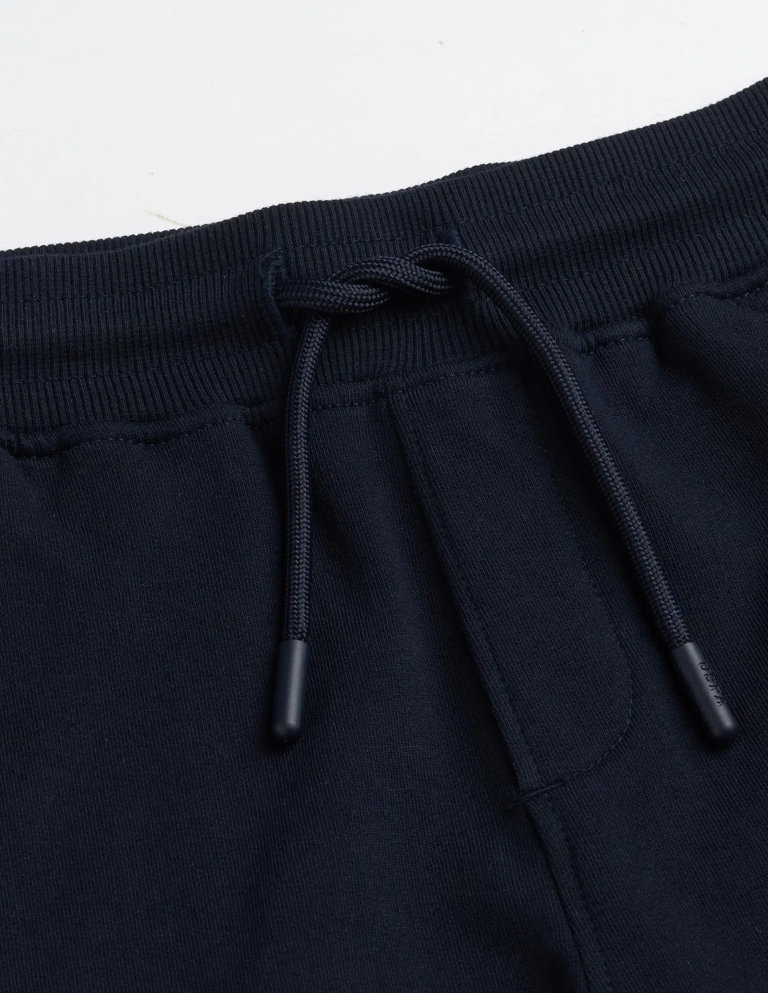 Boys Navy Cotton Logo Printed Shorts Regular Fit