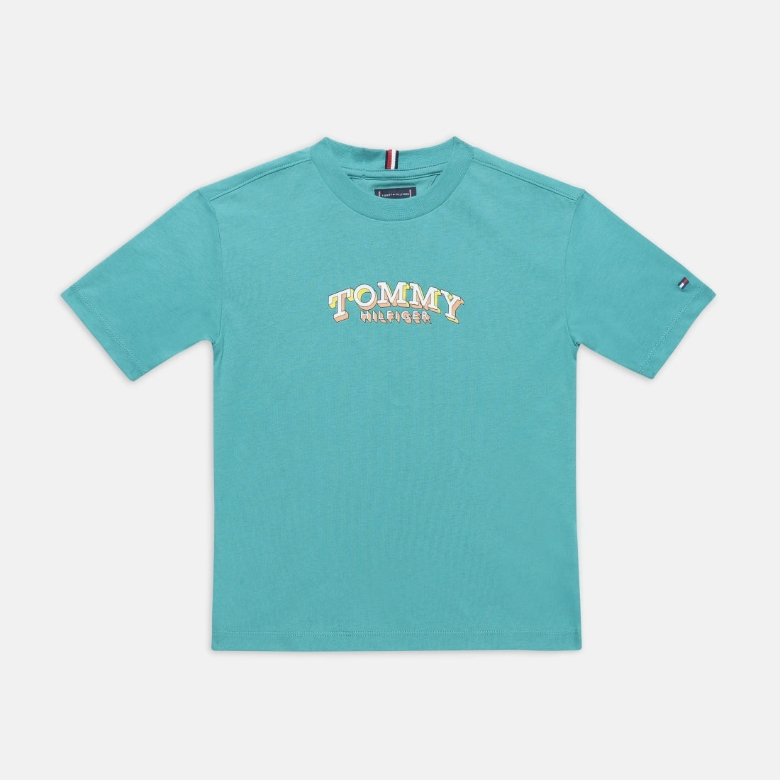 Boys Bahama Green Logo Cotton Regular Fit T-Shirt