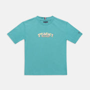 Boys Bahama Green Logo Cotton Regular Fit T-Shirt