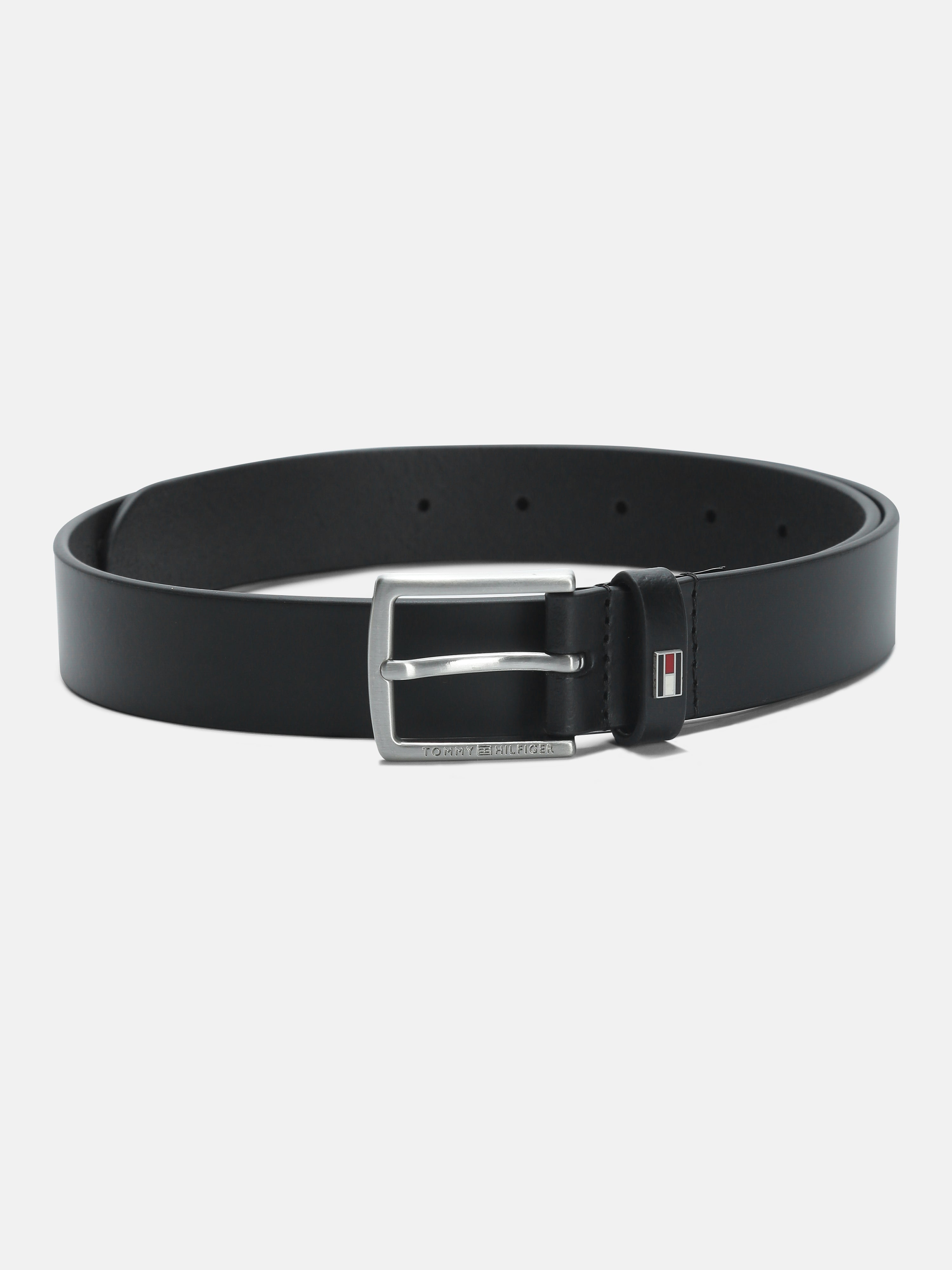 Kids Black Genuine Leather Casual Belt