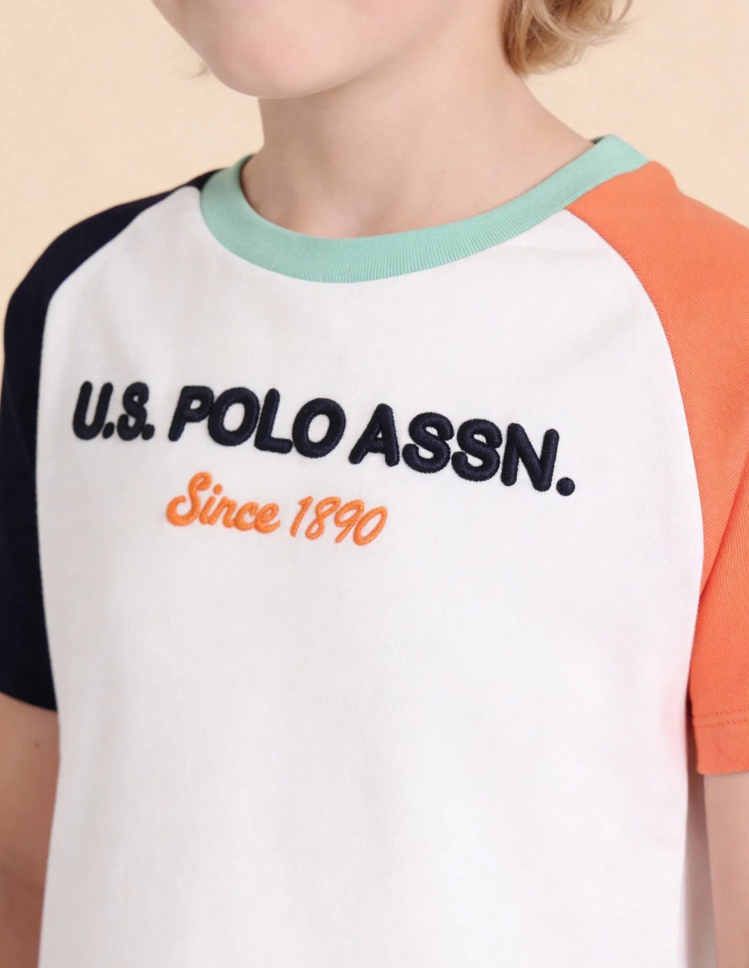 Boys Off White Logo Printed Cotton T-Shirt – Regular Fit