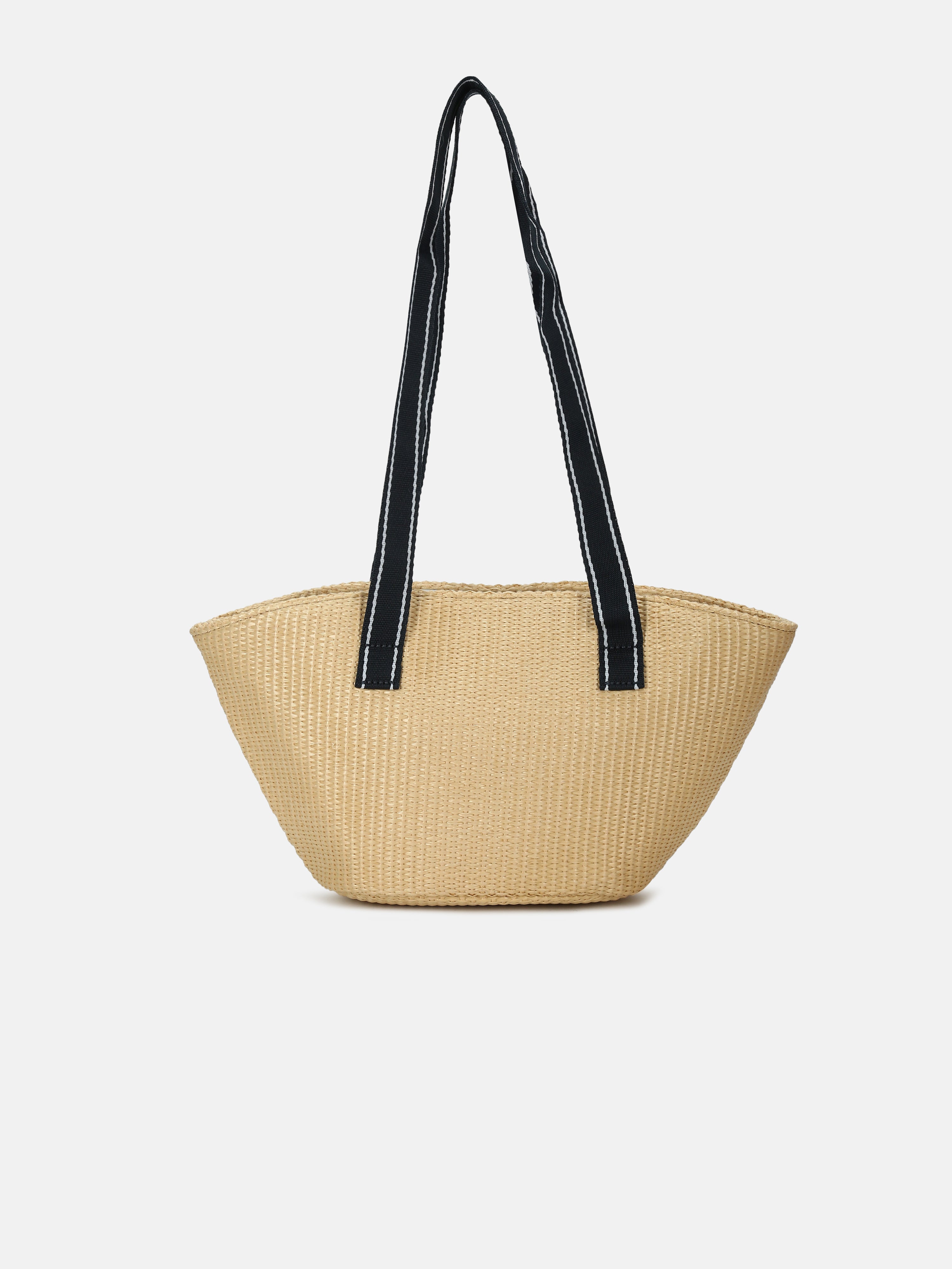 Textured Handbag for Girls Beige