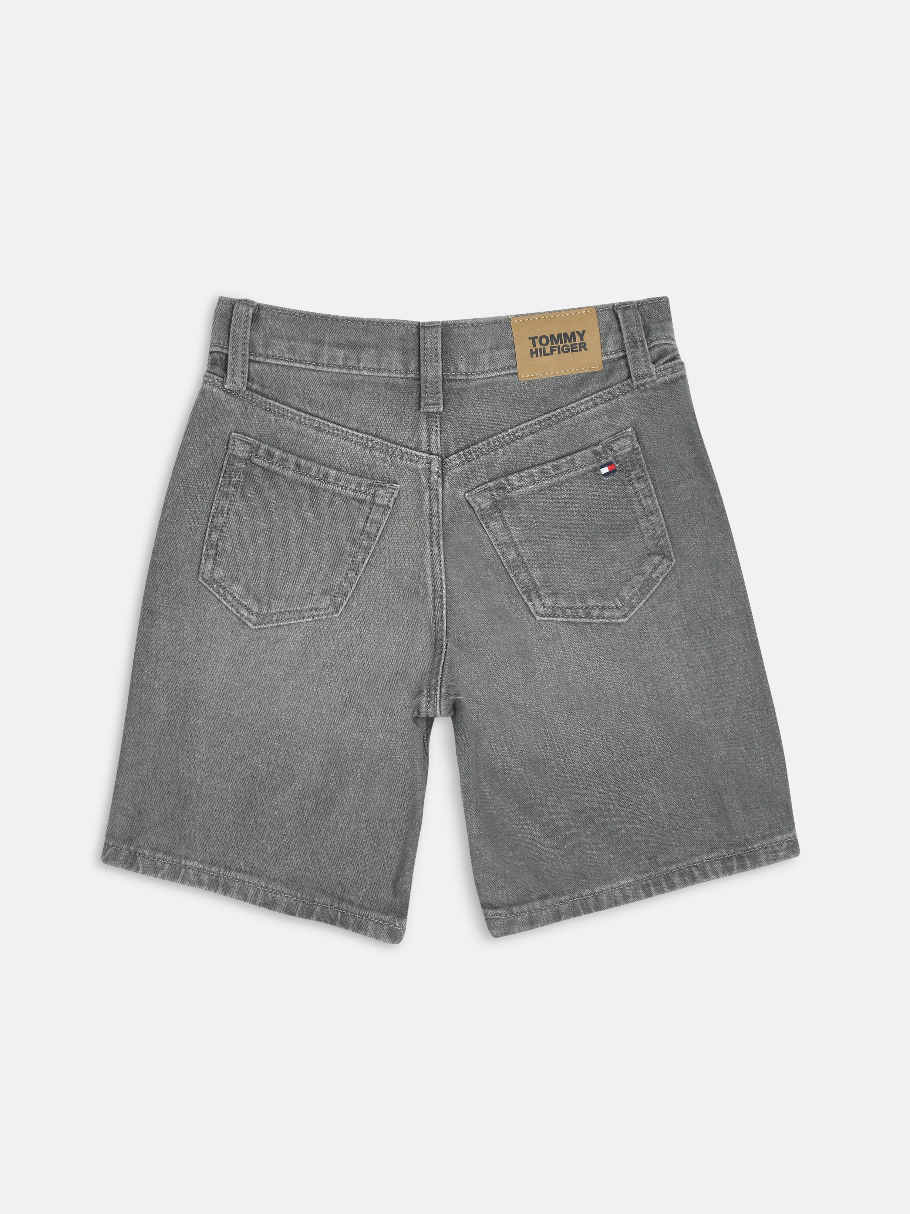 Boys Grey Solid Cotton Non-Denim Bottom Loose Fit