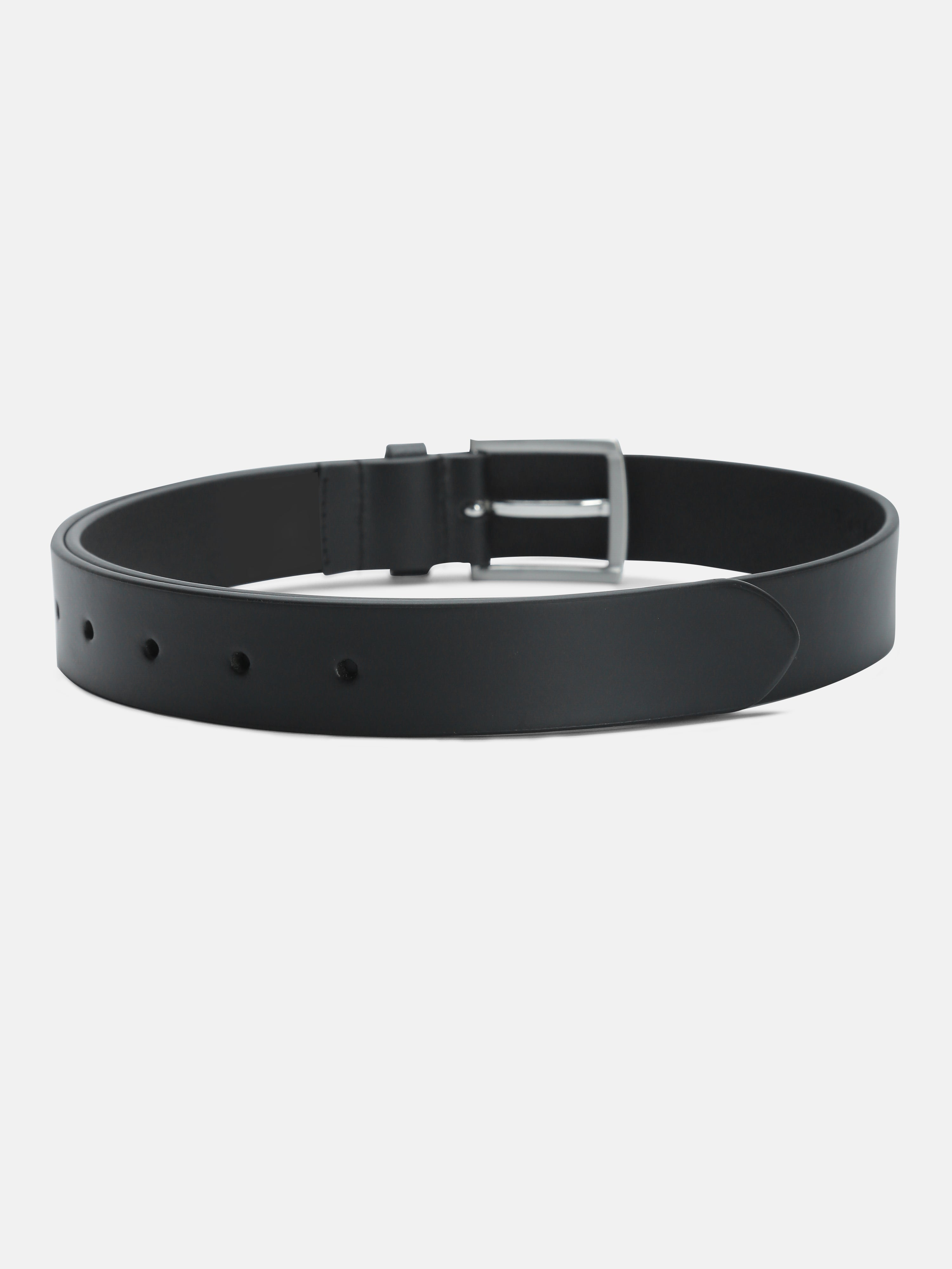 Kids Black Genuine Leather Casual Belt