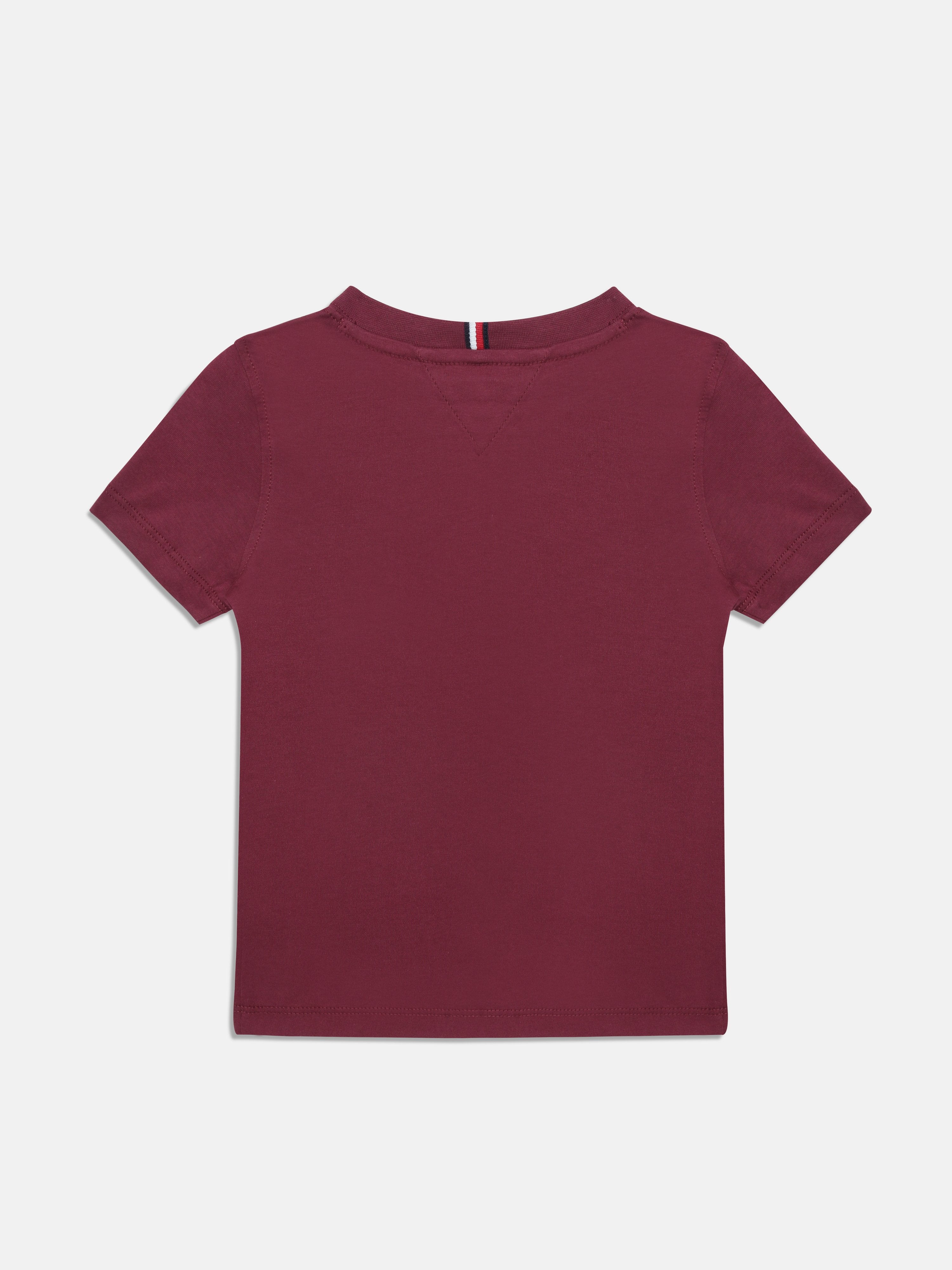 Boys Purple Casual Print Cotton T-Shirt