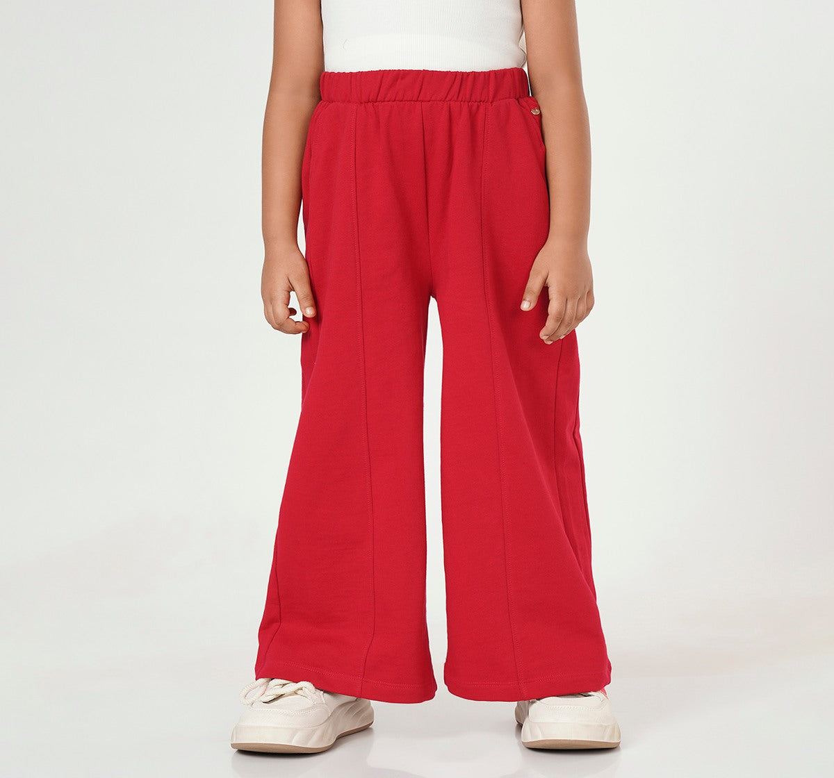 Wide Leg Joggers Burgundy