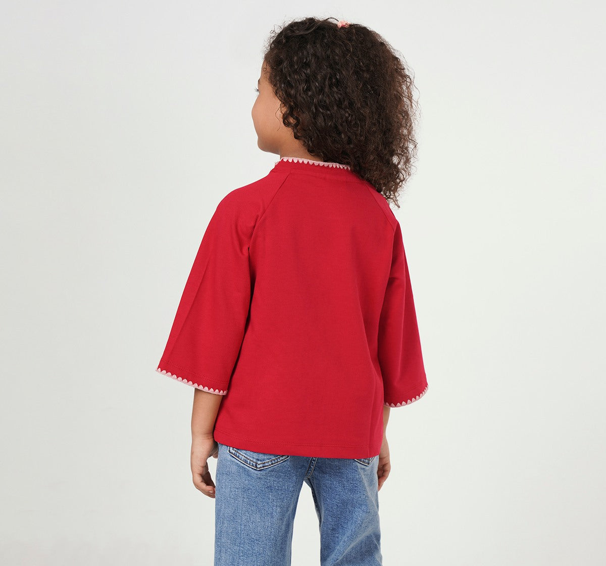 Looper Embroidered Tee Burgundy