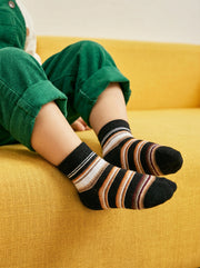 Unisex Midnight Stripe Cotton Ankle Socks