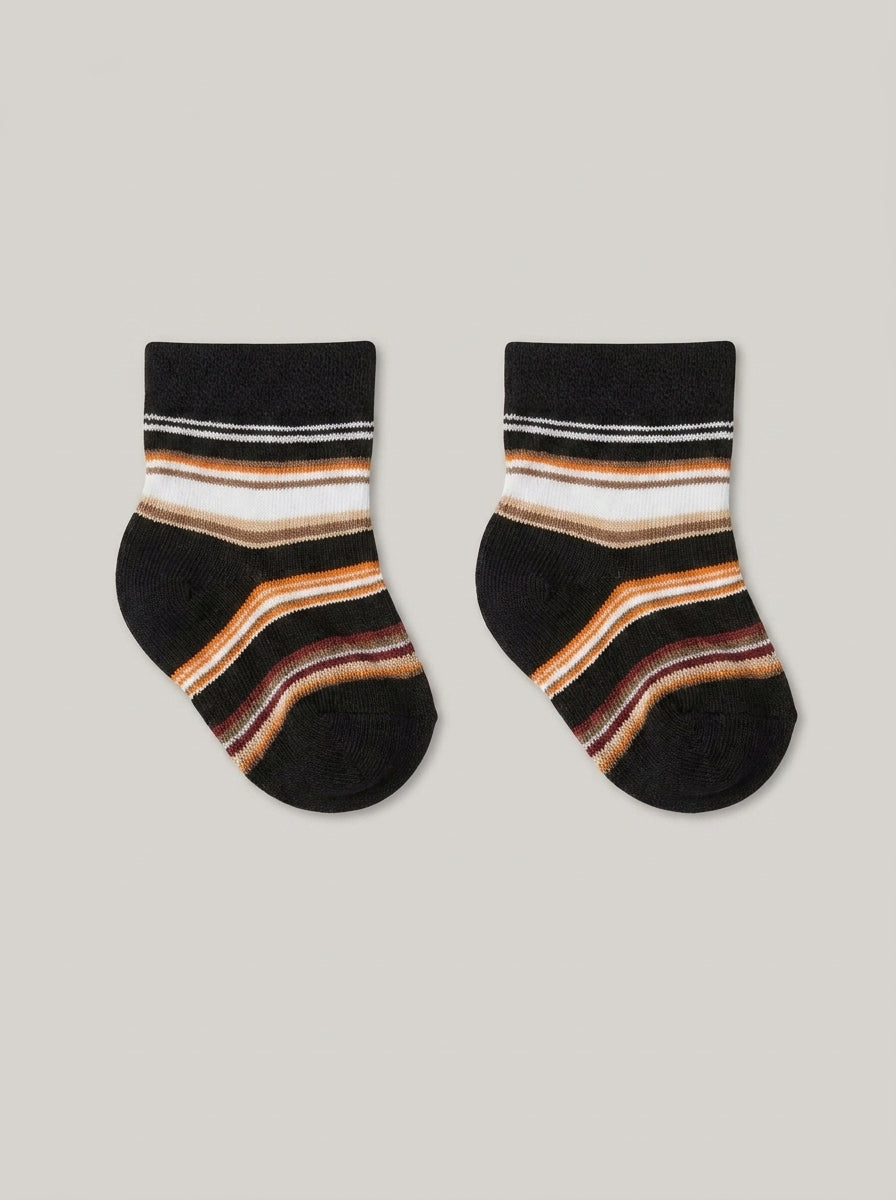 Unisex Midnight Stripe Cotton Ankle Socks