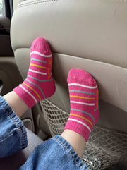 Unisex Candy Stripe Cotton Ankle Socks