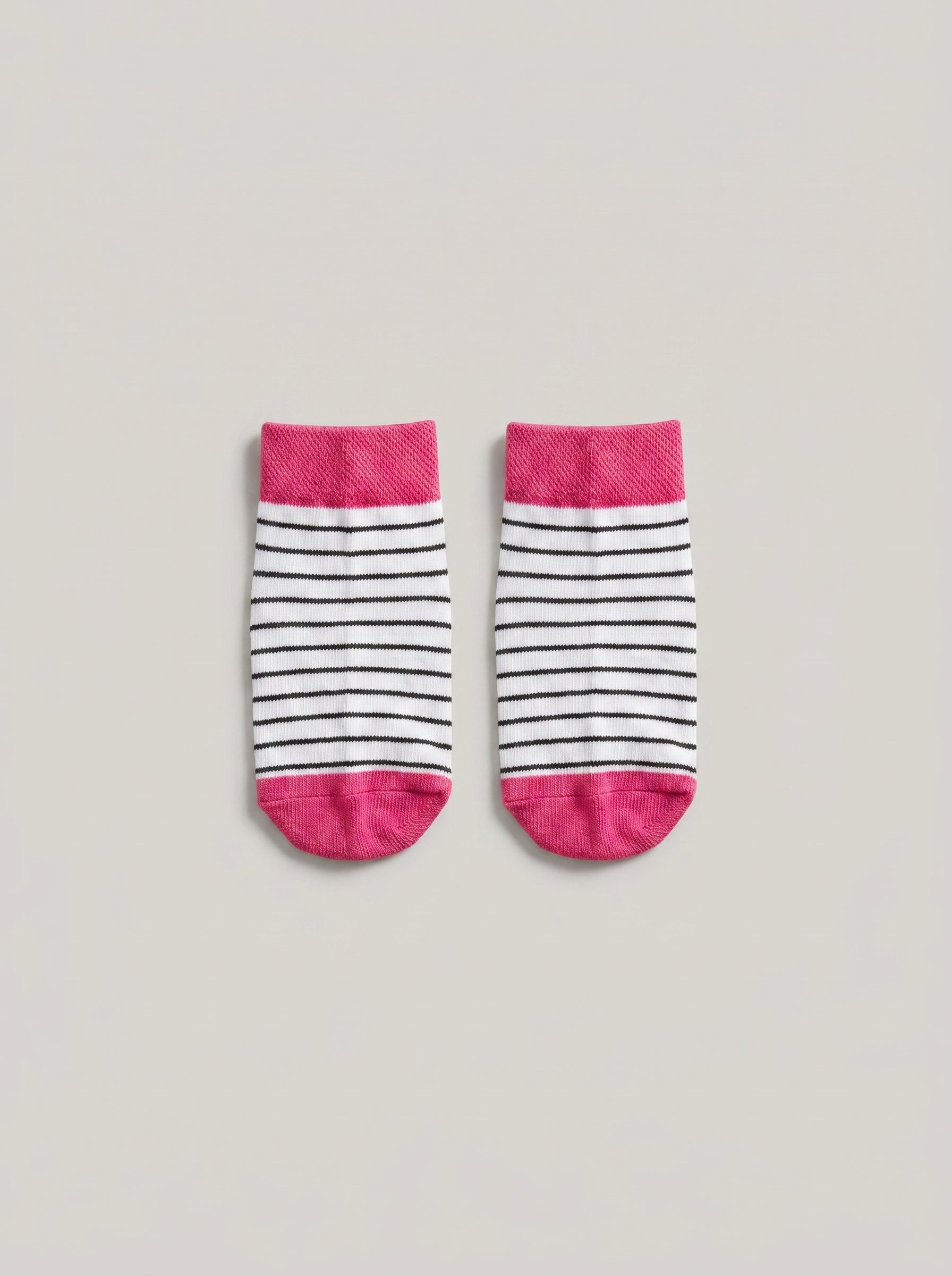 Unisex Candy Cane Stripe Cotton Ankle Socks