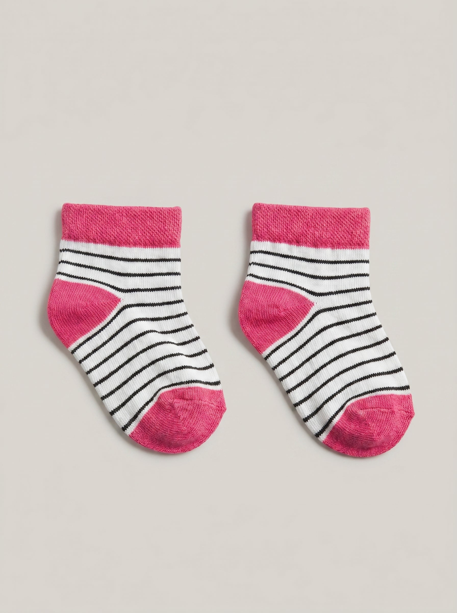Unisex Candy Cane Stripe Cotton Ankle Socks