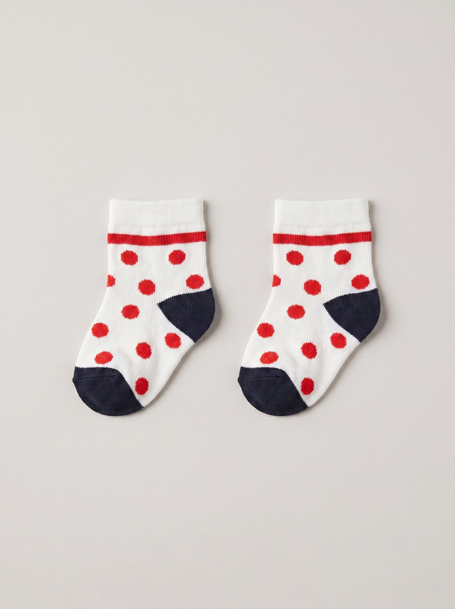 Unisex Scarlet Dot Cotton Ankle Socks