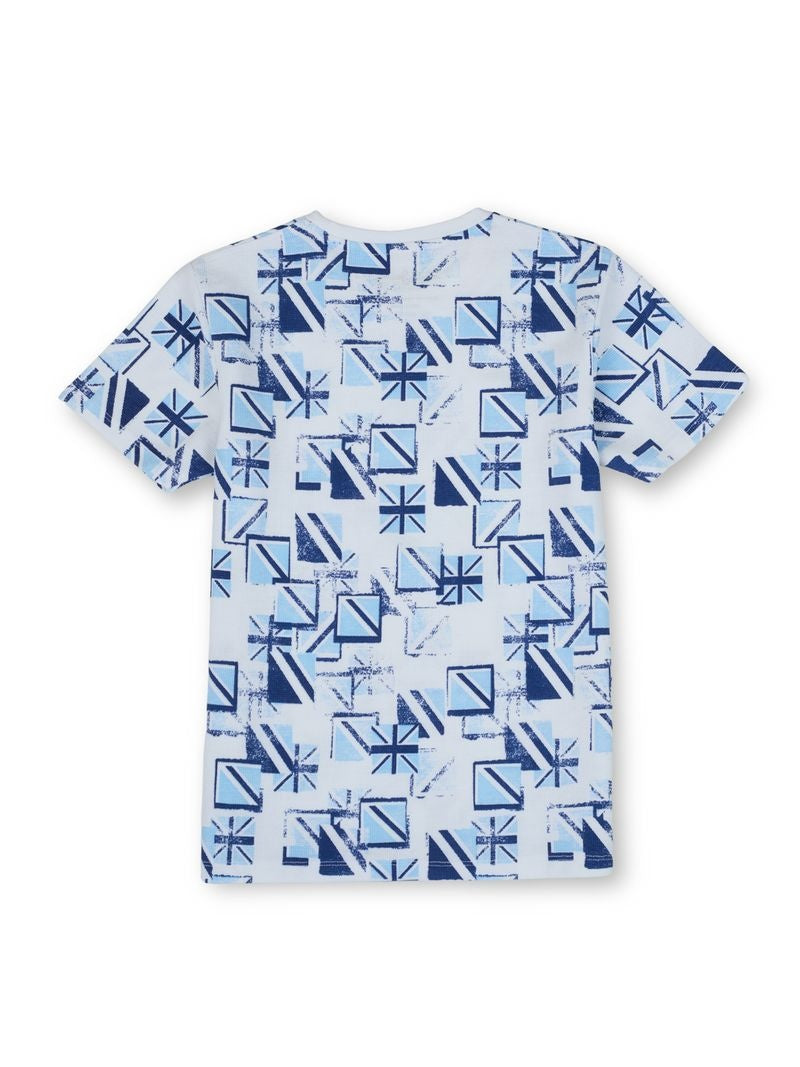 Boys Sky Abstract Regular Fit T-Shirt