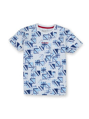 Boys Sky Abstract Regular Fit T-Shirt