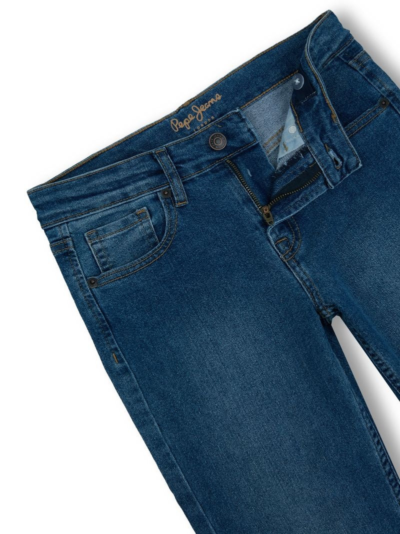 Boys Medium Used Solid Skinny Fit Jeans Everyday