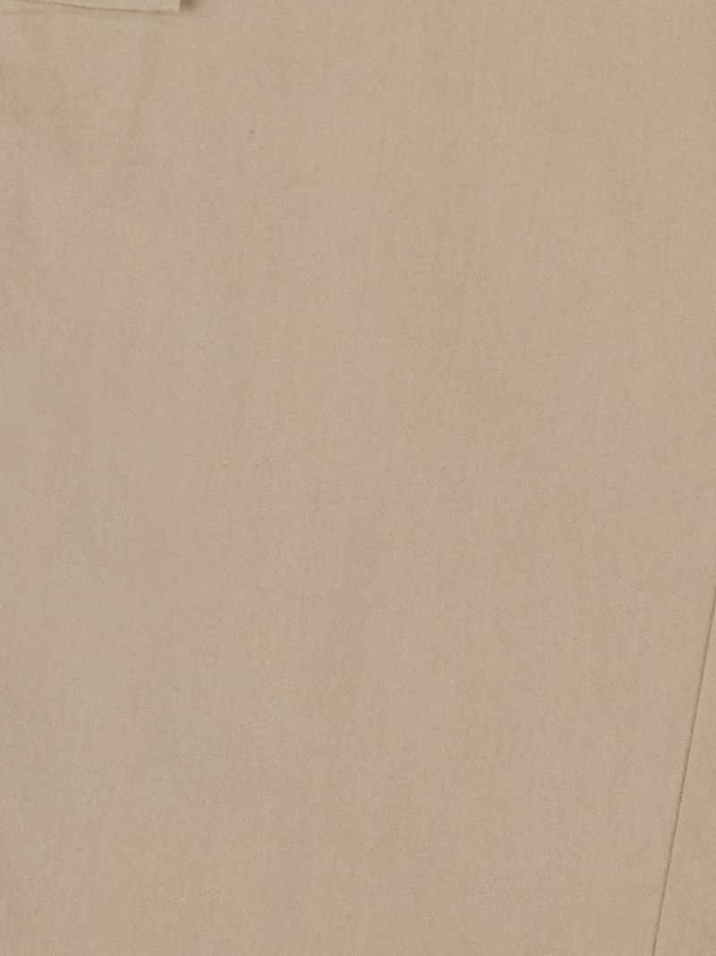 Boys Lt Khaki Solid Skinny Fit Cargo