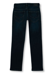 Boys Blue Black Used Solid Slim Fit Jeans