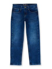 Boys Medium Used Solid Skinny Fit Jeans