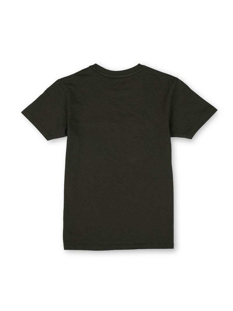 Boys Olive Graphic Print Regular Fit T-Shirt