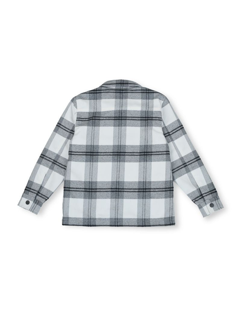 Boys Grey Solid Regular Fit Jacket