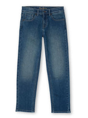 Boys Light Tint Used Solid Skinny Fit Jeans