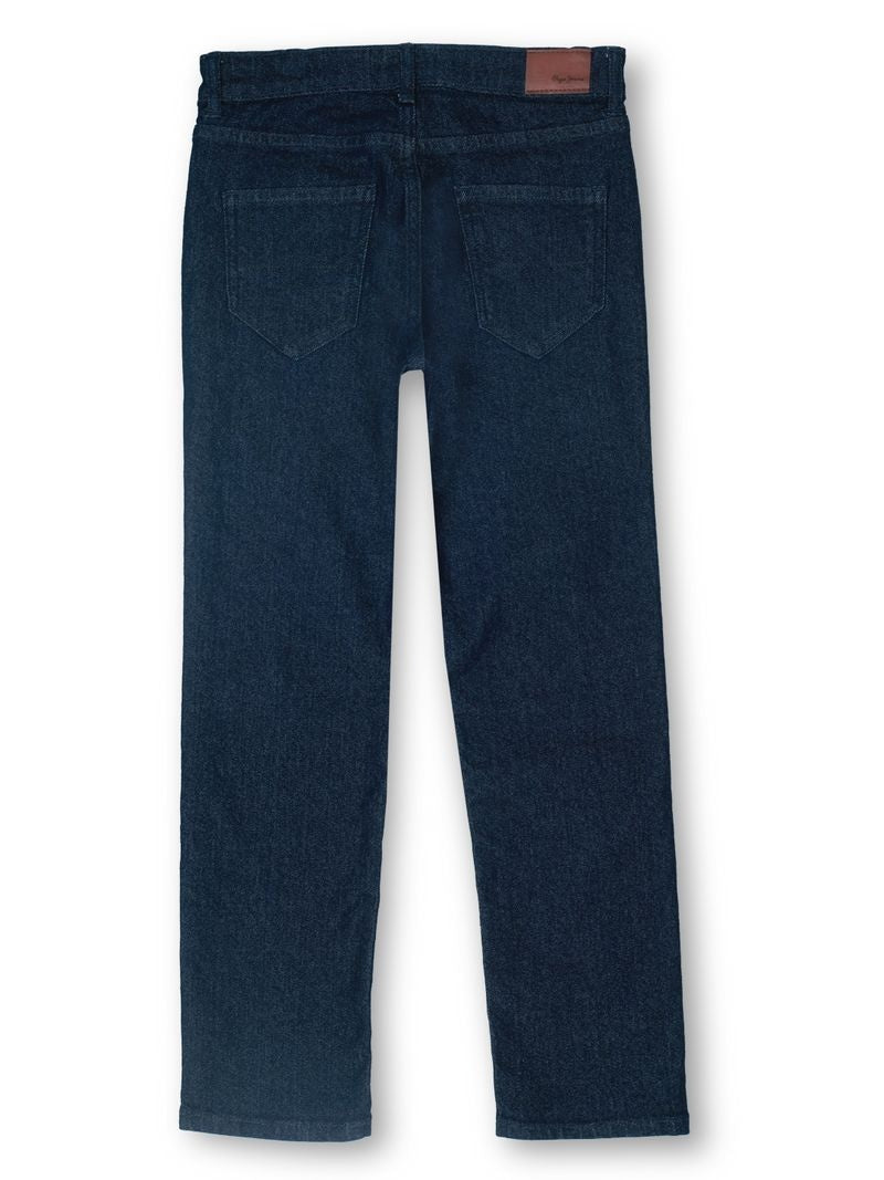 Boys Dark Raw Solid Skinny Fit Jeans