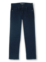 Boys Dark Raw Solid Skinny Fit Jeans