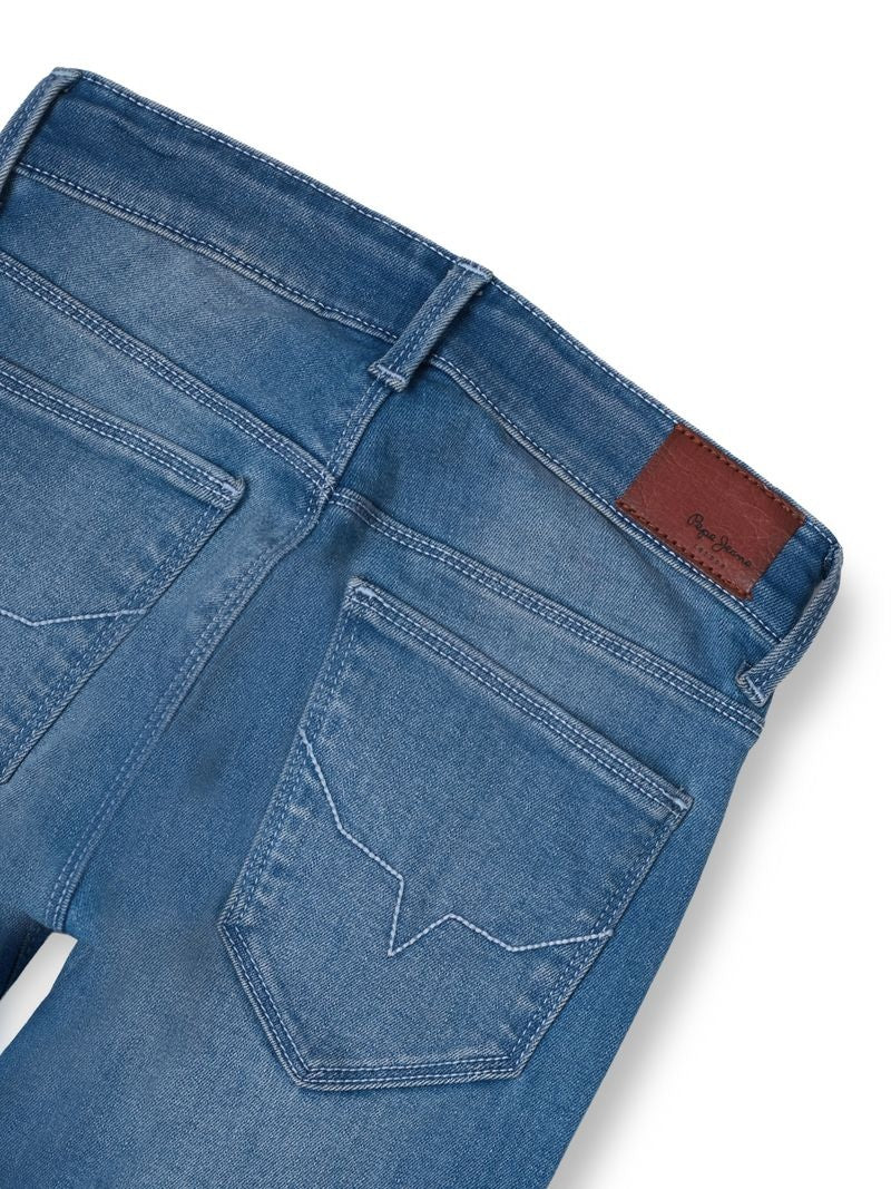 Boys Light Used Solid Slim Fit Jeans Everyday