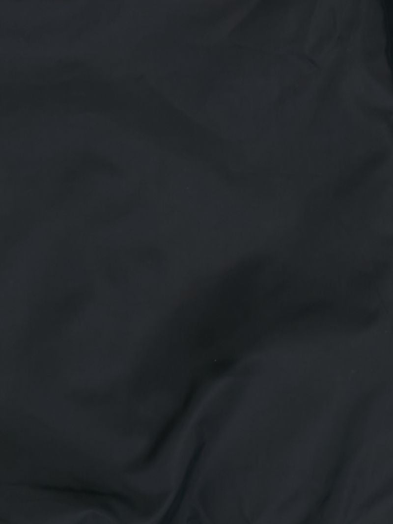 Boys Black Solid Regular Fit Jacket Non-detachable Hoodie
