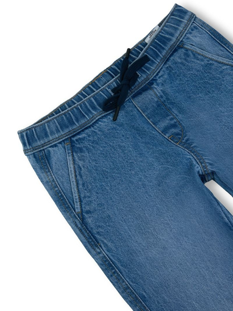 Boys Light Used Solid Regular Fit Jeans