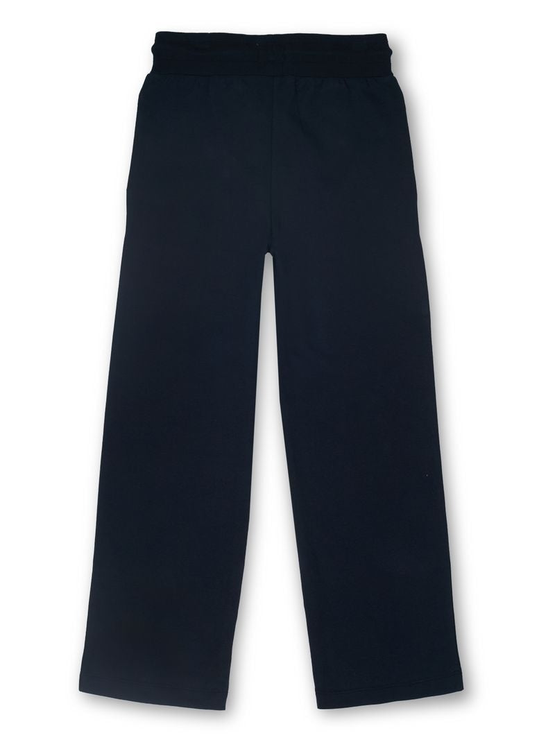 Boys Navy Graphic Print Regular Fit Joggers Classic