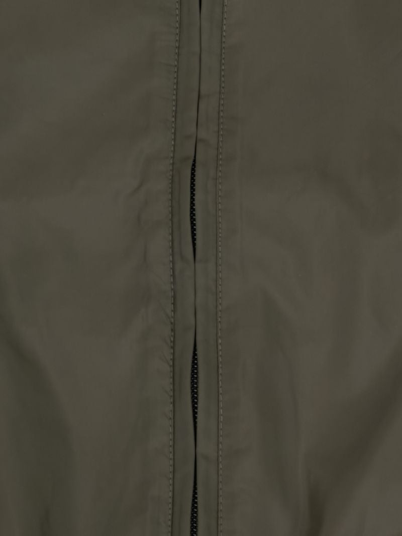 Boys Olive Solid Regular Fit Jacket