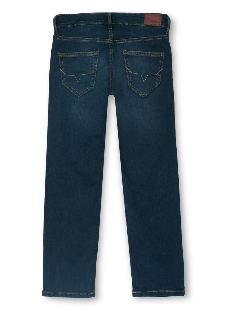 Boys Med Used Tint Solid Skinny Fit Jeans