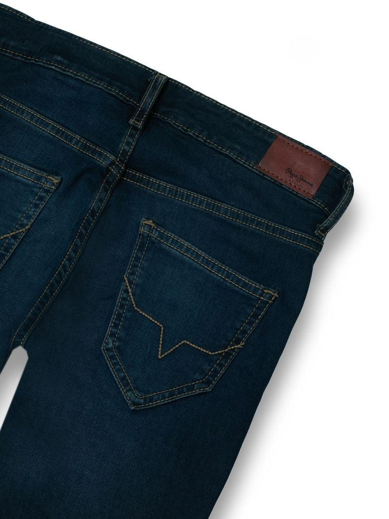 Boys Med Used Tint Solid Skinny Fit Jeans