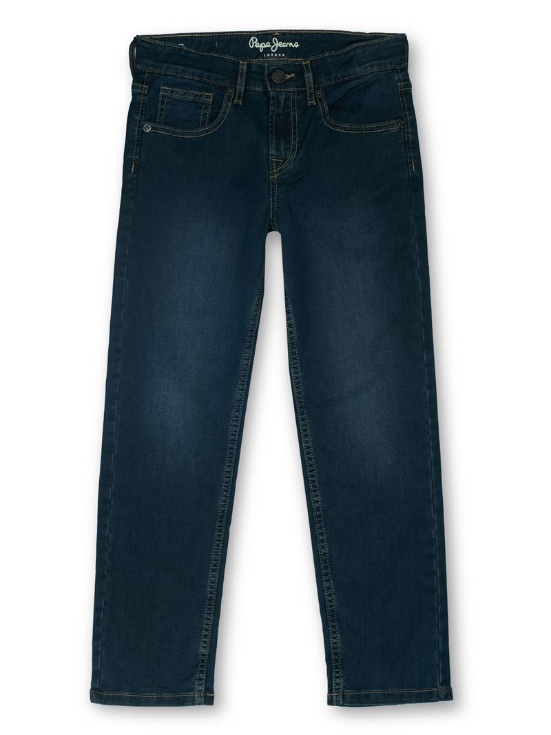 Boys Med Used Tint Solid Skinny Fit Jeans