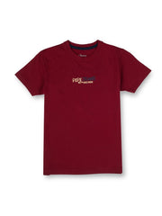 Boys Rugby Red Graphic Print Regular Fit T-Shirt