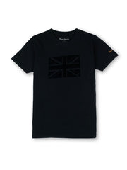 Boys Black Graphic Print Regular Fit T-Shirt Everyday