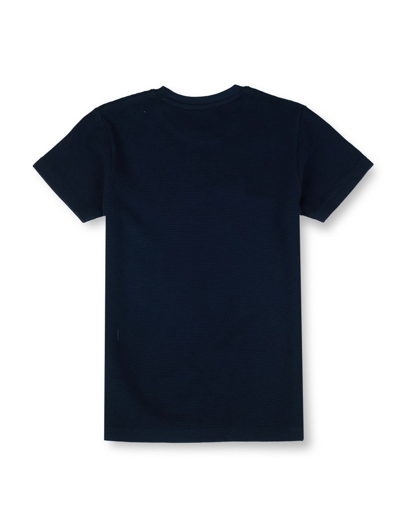 Boys Navy Graphic Print Regular Fit T-Shirt Classic