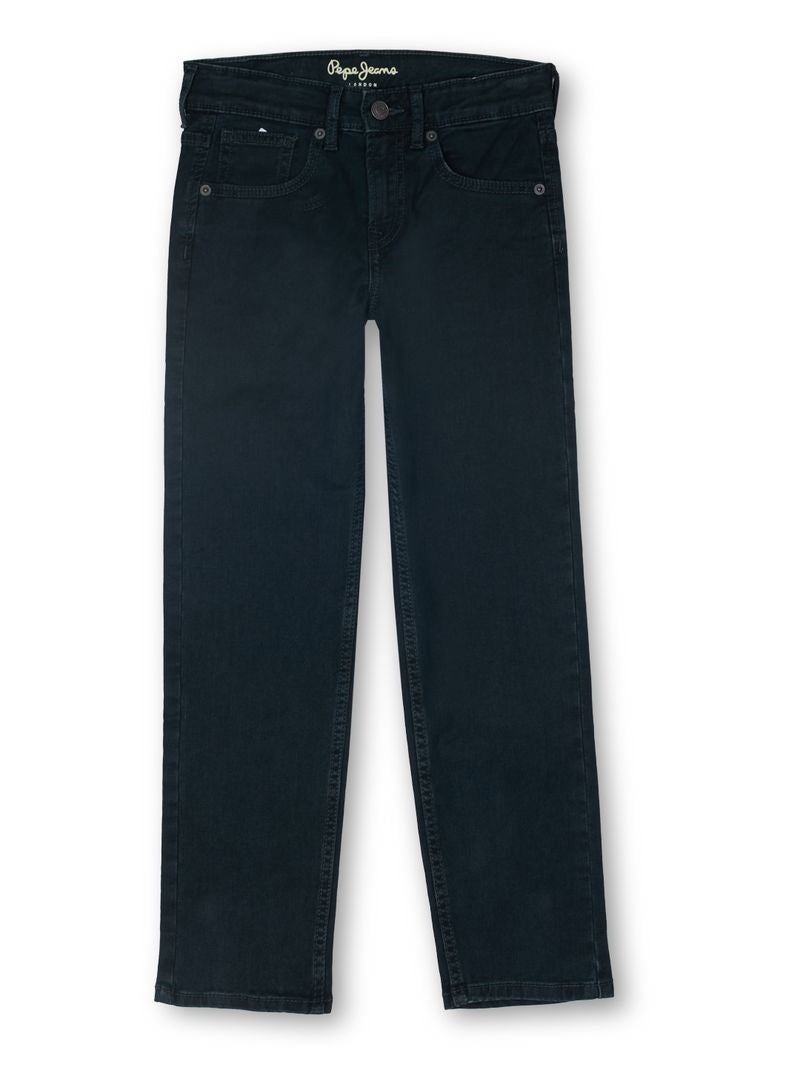 Boys Black Tinted Solid Skinny Fit Jeans Everyday
