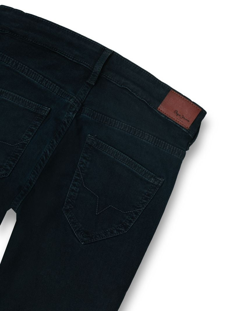 Boys Black Tinted Solid Skinny Fit Jeans Everyday