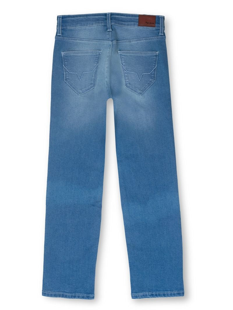 Boys Light Vint Used Solid Skinny Fit Jeans