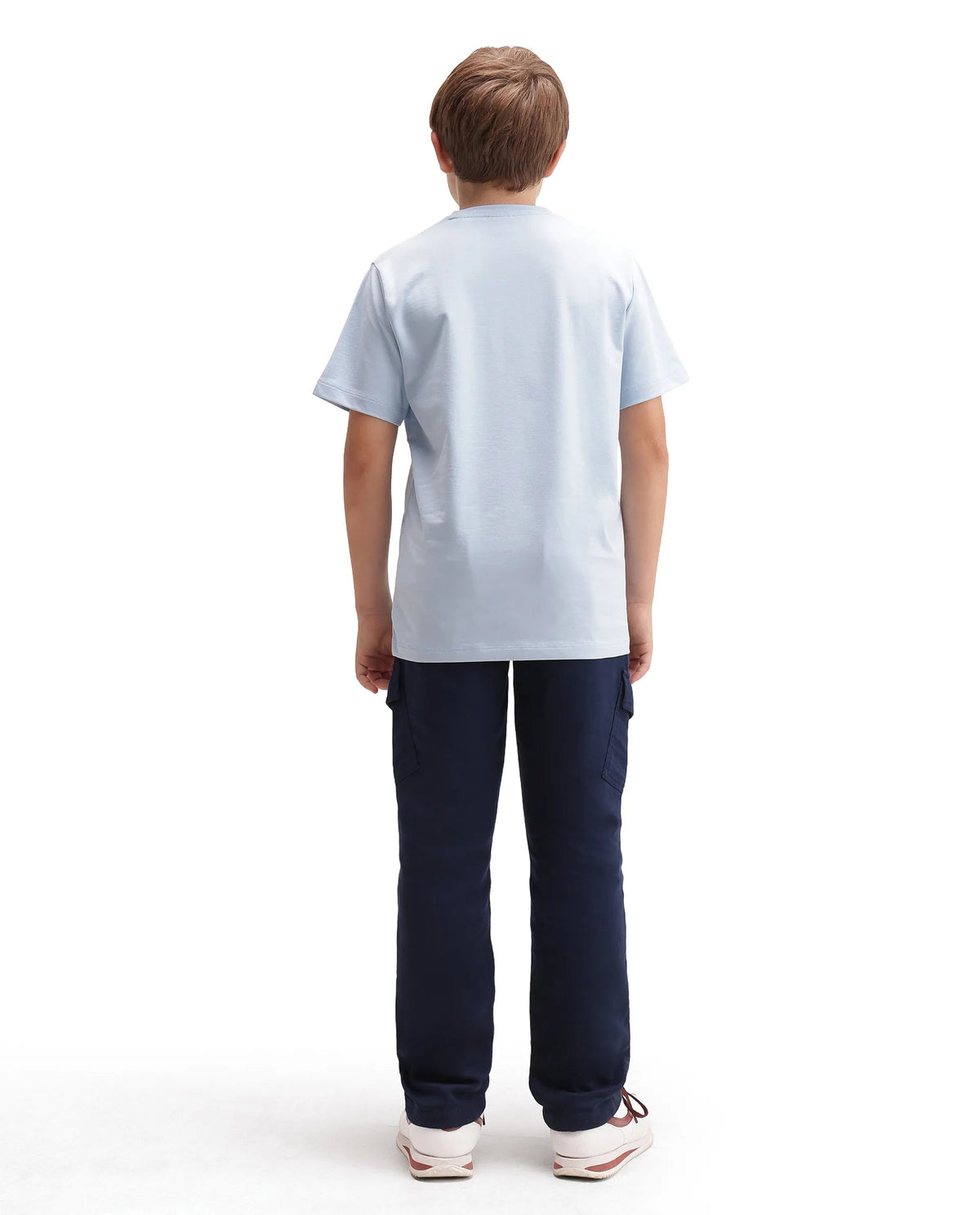 Rare Ones Boys Presso Cargo Fit Cotton Trouser - Dark Navy