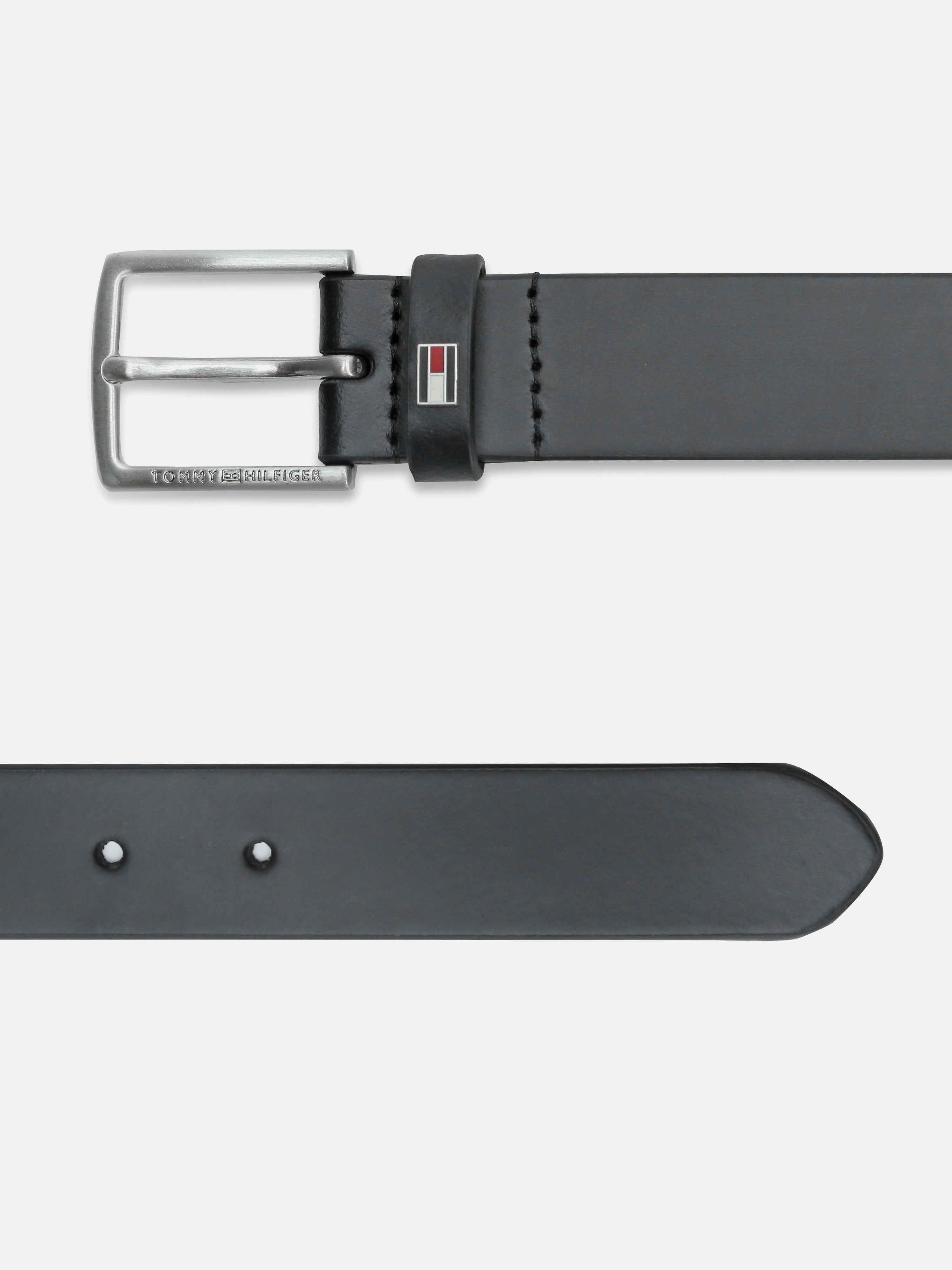 Kids Black Genuine Leather Casual Belt