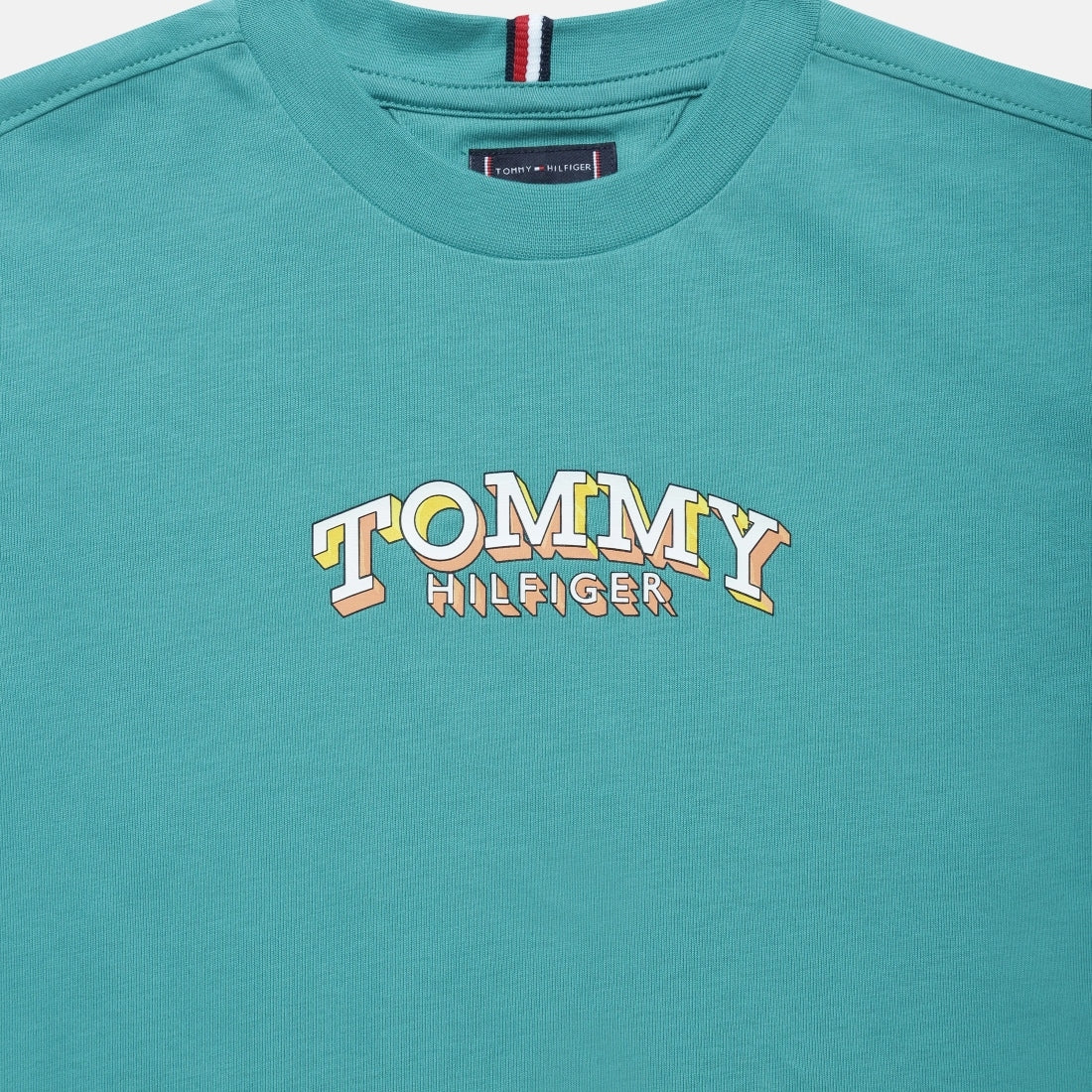 Boys Bahama Green Logo Cotton Regular Fit T-Shirt